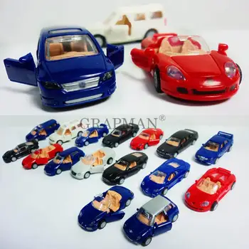 1 Ks 4D Plastové Montáž Auto v Mierke 1:87 Moderné Kolekciu Puzzle Montáž Hračky Pre Deti,