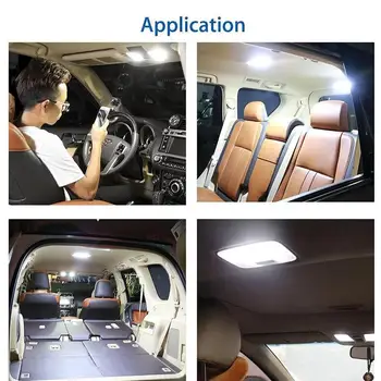 12V 36 LED Vozidla Interiéru Vozidla Svetlo Dome Strecha Strop Čítanie Kufra Auta Svetlo Lampy Vysoko Kvalitné Žiarovky Auto Styling Nočné Svetlo