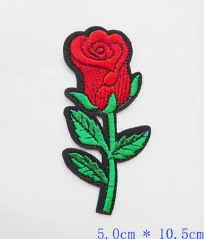 1Pcs 3D Ruže Kvet Výšivky Žehlička Na Šitie Záplaty Pre DIY Oblečenie Pruhy Odev, Šaty, Kabát Nálepky Nášivka Dekorácie