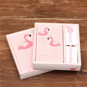 1set Plameniaky Ružové Notebook S Flamingo Pero blahoželáme k Narodeninám, Darčeky Pre Deti, Narodeniny, Party Dekorácie Deti Darčeka Deco. L