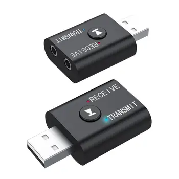 2 In1 USB Bezdrôtový Adaptér Bluetooth Na Počítači TV Prenosný Reproduktor Headset Prenosný Mini 5.0 Bluetooth Transmiter