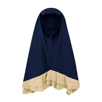 2 KS Moslimské Deti, Dievčatá Kaftan Abaya Islamskej Šaty, Hidžáb Šatku Dlhý Rukáv Maxi Šaty Modlitba Burka Jilbab Nastaviť Oblečenie Ramadánu