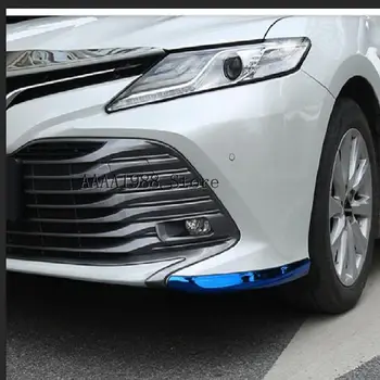 2 ks Pre Toyota Camry Športové V6 XSE SE 2018 2019 nehrdzavejúcej ocele Nárazníka Vpredu Pery Rohu