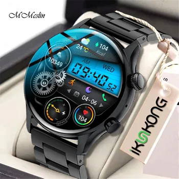 2022 NFC Smartwatch Mužov AMOLED 390*390 HD Displej, Vždy zobrazovanie času Bluetooth Hovor, Vodotesný IP68 Smart Hodinky PK GTS 2 MiNi