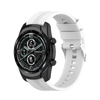 22 MM Silikónové Hodinky Remienok Farbou Zápästie Sledovať Pásmo pre Ticwatch Pro 3/Ticwatch Pro 2020/Ticwatch GTX