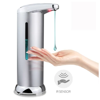 280ml Inteligentné Infračervený Senzor Mydla Automatické Touchless Ručné Umývanie Zásobník z Nerezovej Ocele Gél Mydla