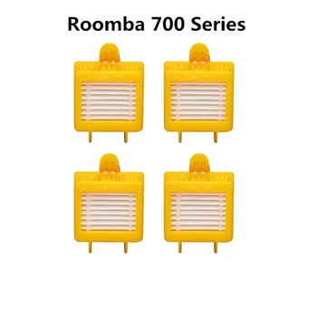 4pcs Umývateľný Príslušenstvo Hepa Filter Pre irobot Roomba 700 Séria 730 740 750 760 770 780 790Robotic Vysávač Náhradných dielov