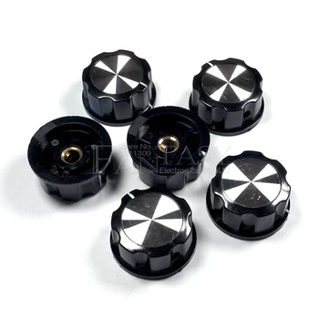5 ks Klobúk MF-A04 potenciometer gombík WH118 WX050 bakelite gombík medené jadro, vnútorné diery, 6mm