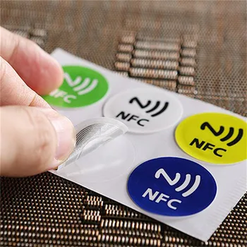 (6pcs/lot ) NFC Tagy Nálepky NTAG213 NFC tagy RFID lepidlo label nálepka Univerzálny Štítok Ntag213 RFID prívesok pre všetky Telefóny NFC