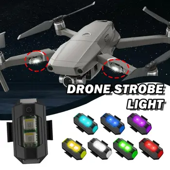 7 Farby Drone Strobe Light USB LED Anti-Kolízie Bicykli Chvost /Model Lietadla Lietanie v Noci Mini Signál Blikajúce Výstražné Svetlo