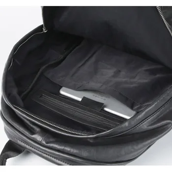 AETOO Originálne kožené pánske batoh, retro prvá vrstva kože počítač taška, bežné veľká-kapacita cestovná taška