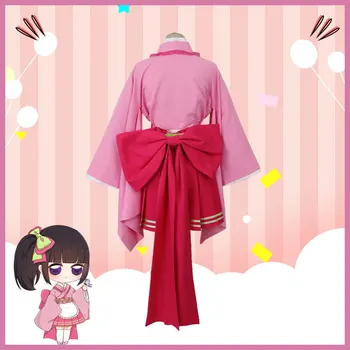 Anime Démon Vrah Cosplay Kostýmy Roztomilý Slúžka Tsuyuri Kanawo Kimono Oblečenie Žien Halloween Oblečenie Lolita Šaty