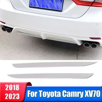 Auto Zadný Nárazník spodnú Peru Výbava Kryt Pre Toyota Camry 70 XV70 2018 2019 2020 2021 2022 2023 Hybrid Nehrdzavejúca Oceľ Príslušenstvo
