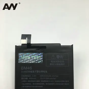 AVY Batérie BM46 pre Xiao Redmi Poznámka 3 Mobilný Telefón Nabíjateľné Batérie Bateria 4000mAh 4050mAh