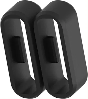 (Black-8pcs) Náhradný Uzáver Krúžok pre Garmin Vivosport Kapela Keeper, Silikónové Ochranné Slučky pre Smart Activity Tracker