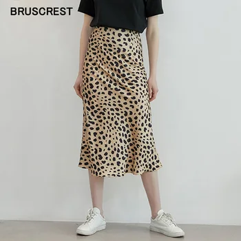 Boho vintage sukne riadok vysoký v strede zúžený sukne dámske midi sukne streetwear kórejský dlho punk ženy leopard sukne Lete 2021
