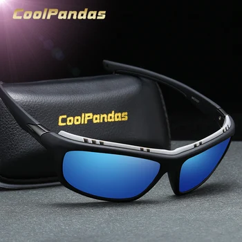 CoolPandas 2022 Módne Polarizované slnečné Okuliare pánske Jazdy Odtiene Outdoor šport Pre Mužov Značky Dizajn Oculos lunette soleil homme