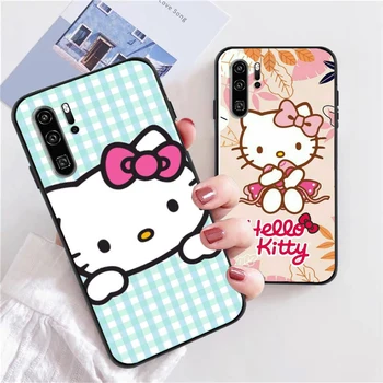 Hello Kitty 2023 Telefón Prípadoch Pre Huawei Honor Y6 Y7 2019 Y9 2018 Y9 Prime 2019 Y9 2019 Y9A Coque Carcasa Funda Zadný Kryt