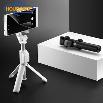 HOUSEACE Bezdrôtový Statív Selfie Stick Mini Mobil Integrované Diaľkové Ovládanie Prenosný Multifunkčný Telefón Stabilizátor HW-AF15