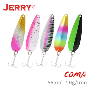 Jerry Coma Kovové Lyžice Rybárske Lure Auta 7g Multicolor Spinner Pevného Návnad Pre Pstruh, Šťuka Basy Pesca Riešenie
