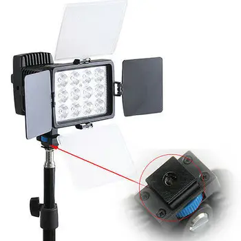 JINTU LED-1040A Kamera Video Videokamera DV Svetlo + Batéria + IR Diaľkové ovládanie Pre SLR Fotoaparát