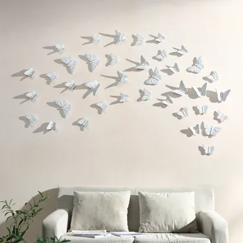 Keramické Motýle Nordic Minimalistický Dekor Obývacia Izba Pozadí Dekorácie Prívesok 3D Butterfly Plavidlá Domov Visí Dekor