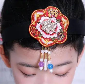 Kórejský Vlásenky Hanbok Pokrývku Hlavy Dávnych Dievčatá, Ženy Hlavový Most Tradície