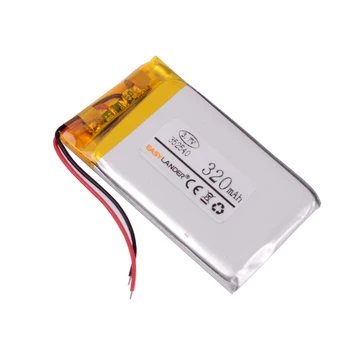 Li-polymér Batéria 352540 3,7 v 320mAh Lítium-Polymérová Batéria Nabíjateľná Batéria v Dobrej Kvalite OEM Pre GPS Bluetooth Headse