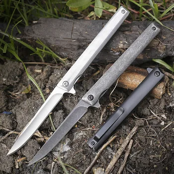 M390 Oceľový Skladací Nôž Vysokú Tvrdosť Mini Self-Defense Nôž Outdoor Camping Nôž Prenosný Skladací Nôž