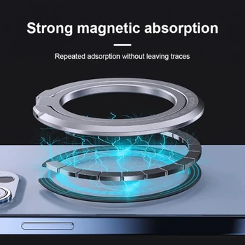 Magnetické Mobilný Telefón Otočná Krúžok Držiak Kompatibilný s iPhone 12 13 Série MagSafe Vymeniteľné Mobilný Telefón Grip Stojan