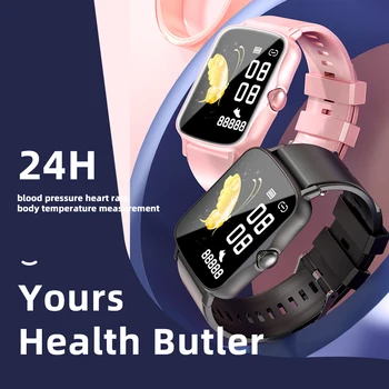 Manridy H5 Smartwatch Bluetooth Srdcovej Frekvencie Nepremokavé Teploty, Tlaku Krvi A Kyslíka V Krvi, Monitoring Pre Apple Huawei