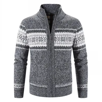 Muži Zimné Vesty Bundy Sweatercoats Hrubšie Teplé Bežné Svetre Kvalitné Muž Slim Fit Outwear Zimné Svetre 3XL