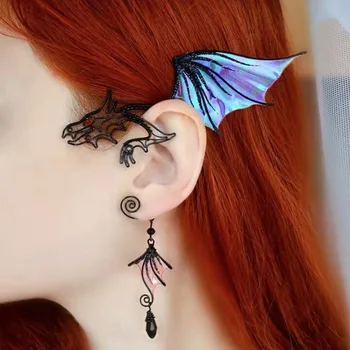 Móda Bez Pierce Jednu Náušnicu Žena Ucho Klipy Animal Butterfly Ryby Elf Ušiach Náušnice Cosplay Šperky, Doplnky Strany
