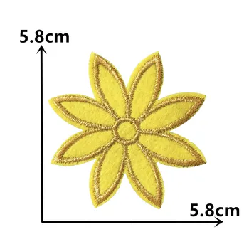 Móda šitie sun flower odznak taška oblečenie taveniny lepidlo žehlenie DIY pomocné látky Príslušenstvo Banner patch zdobia Materiál