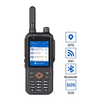 Najnovšie Inrico T368 4G LTE GPS Poc Rádio DMR Walkie Talkie obojsmerné Rádiové Dual Simcard Wifi Walkie Talkie s Fotoaparát, Dotykový Displej