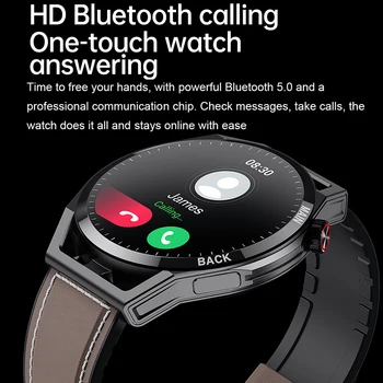 NFC Bluetooth Hovor Smart Hodinky Mužov 1.32 palcový 360*360 HD Pixel Monitorovanie Srdcovej frekvencie Šport Fitness Tracker Nepremokavé Smartwatch
