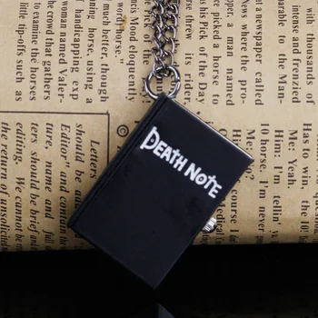 Nové Módne Black Death Note Tému Steampunk Starožitné Hodiny na náhrdelník reťazca Vreckové Hodinky Pre Mužov a Ženy, Dar CF1137