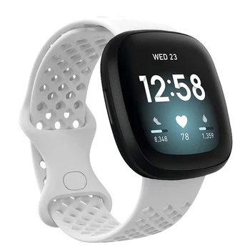 Náhradné Pásmo Pre Fitbit Naopak 3 Smartwatch Mäkký Silikónový Náramok Nepremokavé Priedušná Sledovať Popruh Pre Fitbit Zmysel