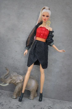 Oblečenie set / čipky kabát + šaty / 30 cm bábiku šaty, oblek jeseň nosiť oblečenie Pre 1/6 Xinyi FR2 ST Barbie Bábika / dievčatá, hračky