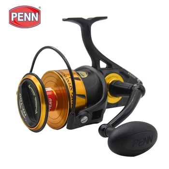 Original Z USA PENN Spinfisher VI SSVI 2500-10500 Kovové Telo More Slané Spinning Fishing Cievky IPX5 Zapečatené Dizajn