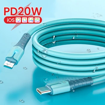 PD 20W Rýchle Nabíjanie USB C Kábel Pre iPhone Typ C-8-Pin Údaje Drôt, Kábel Telefónny Kábel Nabíjačky Pre iPhone 14 13 12 11 Pro Max
