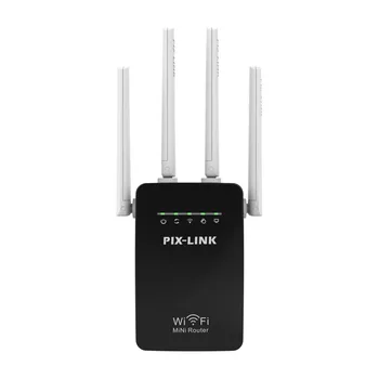 PIXLINK 300Mbps WR09 Bezdrôtový WIFI Router Repeater Booster Extender Domácej Siete 802.11 b/g/n RJ45 2 Porty Wilreless-N Wi-Fi