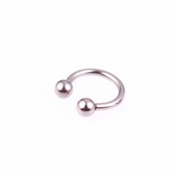 Podkova Titán G23 16 G Piercing Šperkov Pery Nos Stud Náušnice Brucho Bar Módne Šperky Curverd