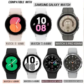 Popruh Pre Samsung Galaxy Watch 5 4 44 mm 40 mm/4 classic 46 mm 42mm 20 mm náramok Silikónový Náramok Galaxy Watch 5 pro 45mm Band