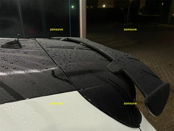 Použitie Pre Renault Clio Roky 2013-2018 Spojler, ABS Plast Uhlíkových Vlákien Vzhľad Hatchback Strechu, Zadné Krídlo Telo Súprava Príslušenstva