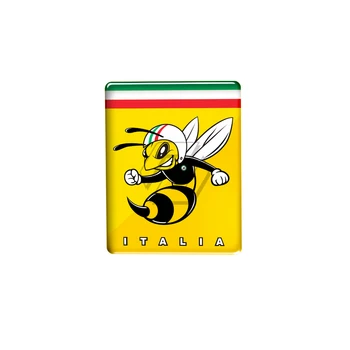Pre Vespa Logo Odtlačkový Predné Odznak Prekrytie talianskej Vlajky Mio Wasp 3D Nálepky-Nálepky GTS GT ET PX