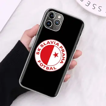 Sk Slavia Praha, česká Republika Telefón puzdro Pre Apple Iphone 12 Mini 14 13 Pro Max 11 X XS XR 8 7 6 6 Plus SE 2020 5 5S Kryt Ona