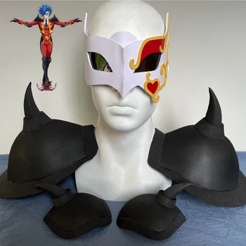 SK8 SK∞ Infinity Adam Cosplay Rekvizity Príslušenstvo Príslušenstvo Kostým Mužov Maska Koleno Shoulder Armor Brnenie