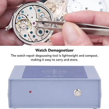 Sledujte Demagnetizer, 110V Elektrické Sledovať Opravu Degaussing Nástroj Prenosné Náramkové hodinky Degausser Sledovať Súprava na Opravu NÁS Plug
