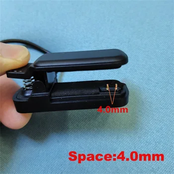 Smart Hodinky 2Pin Nabíjačka, Klip 4 mm 3 mm Univerzálny Nabíjací Dock Kábel Pre Inteligentný Náramok Náramok USB Originálne Nabíjací Kábel